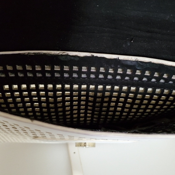 2/$35 Sale Zara Basic Perforated Clutch Purse  with Shoulder & Wristlet strap - Picture 10 of 10